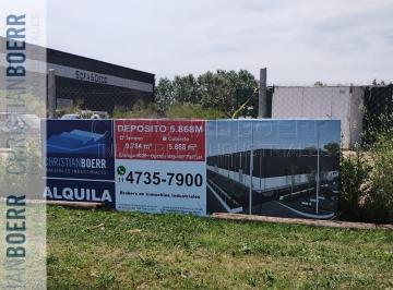 Bodega-Galpón · 5880m² · Deposito - 5.900 m Cub a Estrenar - Posibilidad de Alquiler
