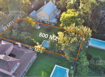 Terreno · 800m² · 1 Cochera · Lote Terreno en Venta Barrio Las Casuarinas - Las Lomas - San Isidro