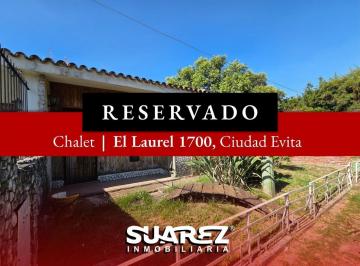 Casa · 120m² · 4 Ambientes · 1 Cochera · Chalet 4 Ambientes El Laurel, Ciudad Evita