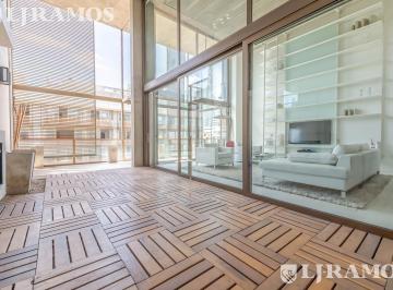 Departamento · 610m² · 5 Ambientes · 4 Cocheras · Petrona Eyle y Juana Manso. Aleph. Balcòn Terraza. 4 Cocheras Fijas. Seg. 24 Hs.