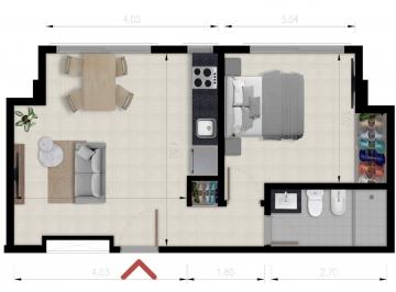 Departamento · 36m² · 2 Ambientes · Departamento en Zona Centro