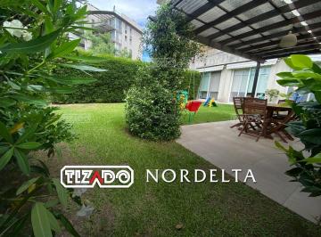 Departamento · 78m² · 3 Ambientes · 1 Cochera · Departamento con Jardin y Parilla en Venta en Nordelta, El Palmar