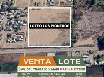 Terreno , Plottier · Loteo en Plottier - Av de Trabajo y Mari Mari - Terrenos Desde Usd20.000
