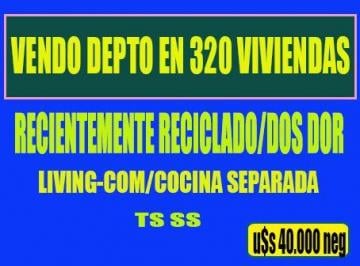Departamento de 2 ambientes, Río Cuarto · Vendo Depto en 320 Viviendas