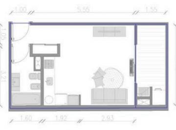 Departamento · 30m² · 1 Ambiente · Departamento en Belgrano con Amenities