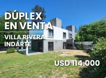 Casa · 130m² · 5 Ambientes · 1 Cochera · Villa Rivera Indarte Housing Duplex Venta 3 Dorm.