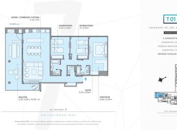Departamento de 4 ambientes, Pinamar · Venta Departamento 4 Ambientes con Balcón/ Amenities Premium en Pinamar