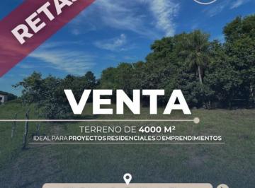 Terreno · 4032m² · Vende Terreno en Venta en Villa Fabiana Sur de 4000 m² - Resistencia, Chaco