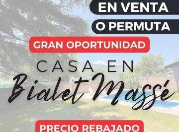 Casa de 7 ambientes, Bialet Massé · Propiedad en Venta