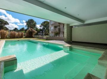 Departamento de 2 ambientes, Pinamar · Departamento Alquiler Temporario Pinamar 2 Ambientes Cochera Piscina Climatizada Parrilla Jardín