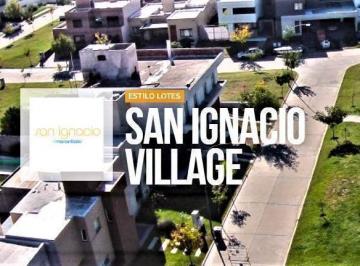 Terreno · 360m² · Lote Apto Duplex San Ignacio Village 360 m² Frente Espacio Verde