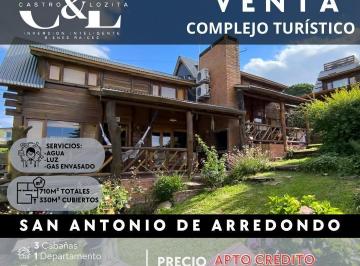 Hotel · 330m² · Venta de Complejo de 3 Cabañas y Departamento Equipadas en San Antonio de Arredondo