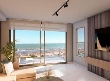 Departamento · 106m² · 3 Ambientes · 1 Cochera · Excelente Semipiso Frente Al Mar C/dos Balcones y Cochera