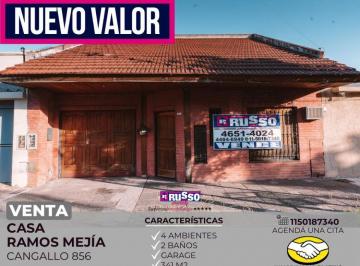 RUS-RUS-10004_2 · Venta Casa 4 Ambientes Ramos Mejia