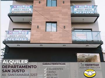 RUS-RUS-10061_2 · Alquiler Departamento 2 Ambientes San Justo