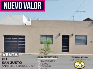 RUS-RUS-10080_2 · Venta PH Frente 3 Ambientes San Justo