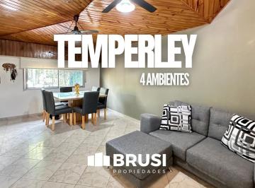 Casa · 114m² · 4 Ambientes · 2 Cocheras · Casa de 4 Ambientes en Venta, Temperley