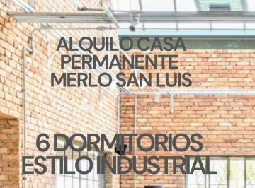 Casa · 250m² · 11 Ambientes · Alquiler Permanente Casa de 6 Dorm. Centrica Estilo Industrial!