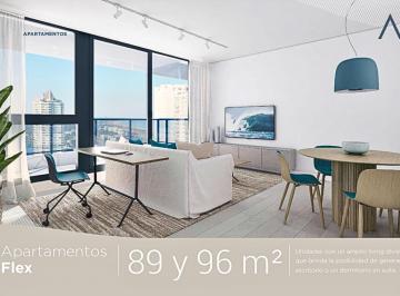 Departamento · 96m² · 2 Ambientes · Atelier By Le Parc - Departamento en Venta, 2 Ambientes, Flex - Playa Brava, Punta del Este
