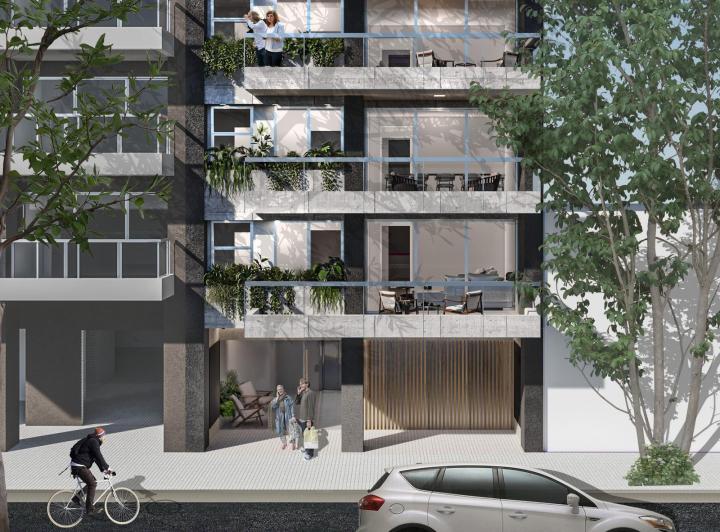 Desarrollo vertical · Living Crespo Loyola 255