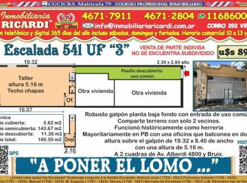 Bodega-Galpón · 148m² · A Poner El Lomo Galpón PH Contraf 8.40x19.32