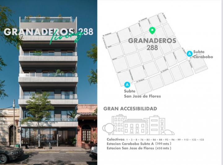 Desarrollo vertical · Granaderos Living