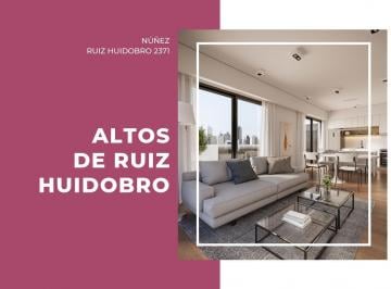 Departamento · 39m² · 2 Ambientes · Departamento de Dos Ambientes en Pozo en Nuñez