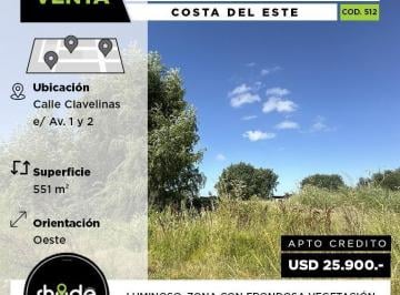 Terreno · 551m² · Amplio Terreno en Costa del Este - Calle Clavelinas E/ Av 1 y 2