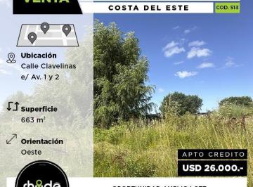 Terreno · 663m² · Amplio Terreno en Costa del Este - Calle Clavelinas E/ Av 1 y 2