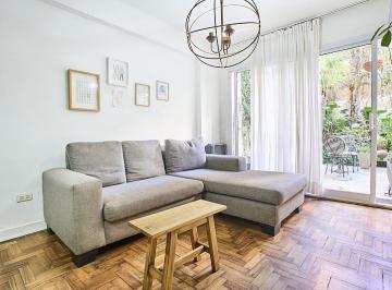 Departamento · 40m² · 2 Ambientes · Pb con Jardín Propio, con Árboles