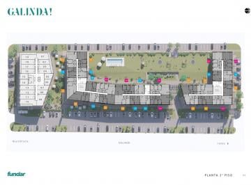 Oficina comercial · 68m² · 1 Ambiente · Venta - Oficina - Apto Blanqueo - Frente Parque - Galinda, Funes