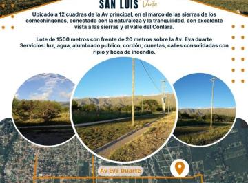 merlo-venta-lote-mas-de-500-mts · Excelente Lote en San Luis Muy Buena Ubicacion