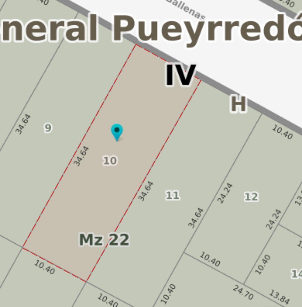 Terreno 360m² en Playa Los Lobos — Mar del Plata