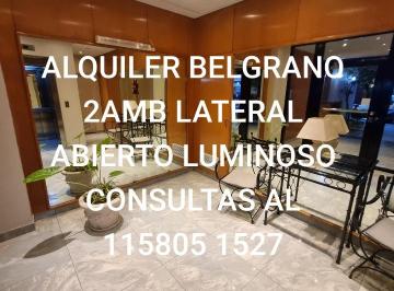 Departamento de 2 ambientes, Belgrano · 2amb Lateral Abierto Luminoso