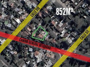 Terreno · 240m² · 5 Ambientes · Terreno en Venta - 852 m² - Manuel B. Gonnet, La Plata