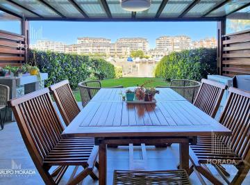 Departamento · 75m² · 2 Ambientes · 2 Cocheras · Departamento 3 Ambientes con Jardin Al Agua