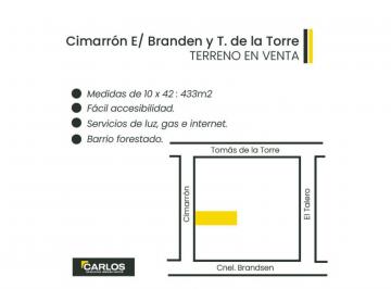 Terreno · 433m² · Lote Cimarron y Tomas de La Torre
