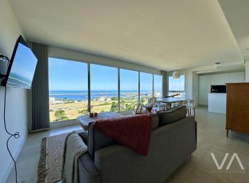 Departamento de 4 ambientes, Mar del Plata · Semipiso de 4 Ambientes, Vista Plena Al Mar. Dos Cocheras. Playa Grande.