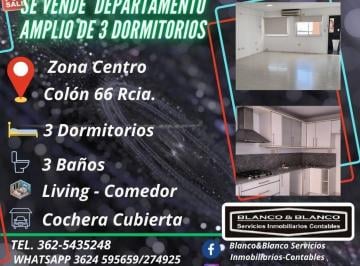 Departamento · 60m² · Se Vende Amplio Departamento de 3 Dorm.
