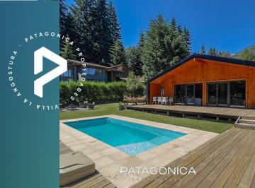 Casa · 226m² · 4 Ambientes · Venta - Casa 3 Dorm. Piscina Clim. Puerto Manzano, Villa La Angostura