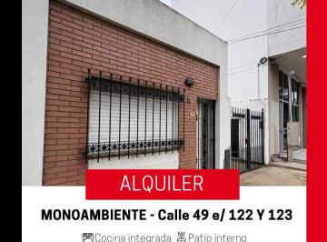 Departamento de 1 ambiente Alquiler $ 400.000 · Monoambiente con Patio Interno