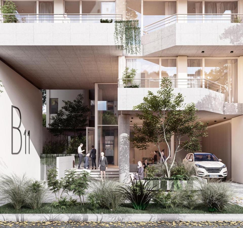 Dpto. 2 amb, 66m² al contrafrente con balcón — La Perla