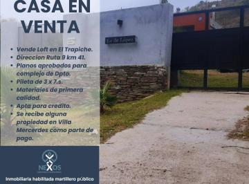 Casa · 140m² · 2 Ambientes · 1 Cochera · Casa en E Trapiche