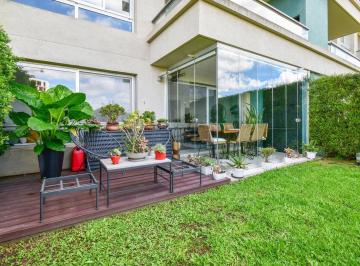 Departamento · 60m² · 2 Ambientes · 1 Cochera · Venta Departamento 2 Ambientes con Jardin Privado y Cochera Cubierta en Bahia Grande Nordelta