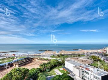 Departamento · 210m² · 4 Ambientes · 1 Cochera · Piso con Quincho Propio y Terraza con Vista Al Mar y Plaza España