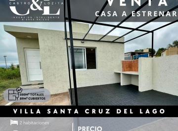 Casa · 89m² · 4 Ambientes · 1 Cochera · Casa a 10 Minutos de Villa Carlos Paz en Villa Santa Cruz del Lago - Punilla