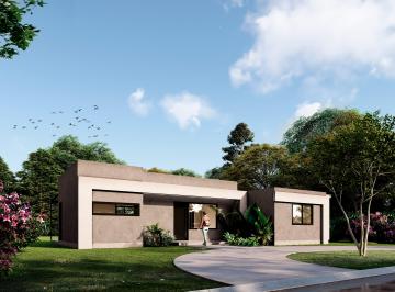 Casa de 4 ambientes, Luján · Moderna Casa Minimalista de 4 Ambientes en Barrio Cerrado Los Juncos – Luján