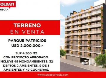 Terreno · 4500m² · Terreno en Venta con Proyecto Aprobado y Vencido – 4500 m² - Boedo