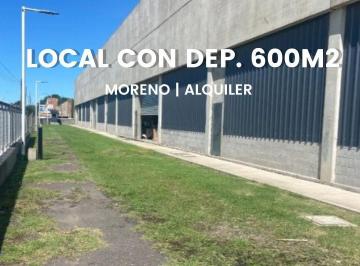 Local comercial · 600m² · 5 Cocheras · Deposito de 600 m² con Local a La Calle en Predio Cerrado.