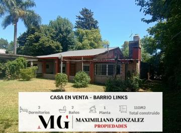 Casa · 110m² · 4 Ambientes · 1 Cochera · Casa en Venta, 4 Ambientes - Barrio Links, La Unión